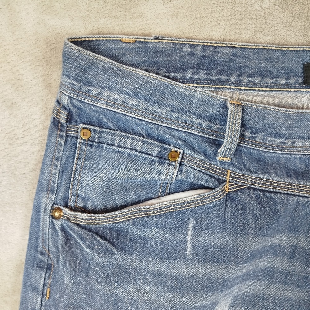 Vintage Marithe Francois Girbaud Blue X-Edge Relaxed Fit‎ Jeans Mens 42x31 - Picture 6 of 14